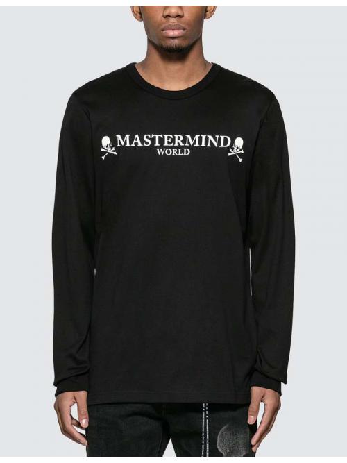 MASTERMIND WORLD Logo Print Long Sleeve T-Shirt