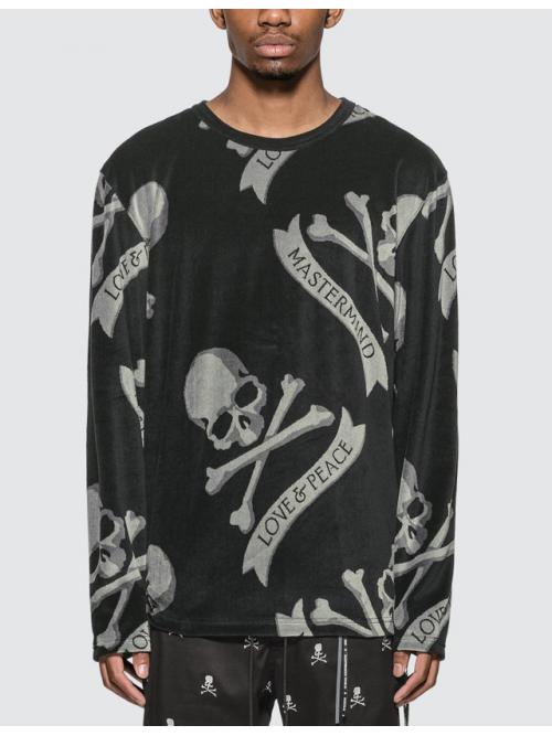 MASTERMIND WORLD Tropical Skull Long Sleeve T-shirt