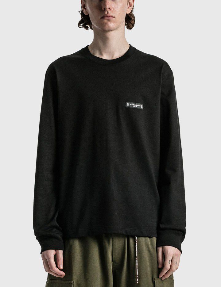 MASTERMIND JAPAN      EMBROIDERED LONG SLEEVE T-SHIRT